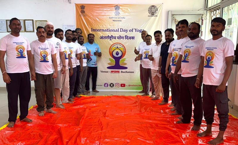 International Day of Yoga 2026 Celebration at Buchanan and Yekepa, Liberia - 21 June 2026